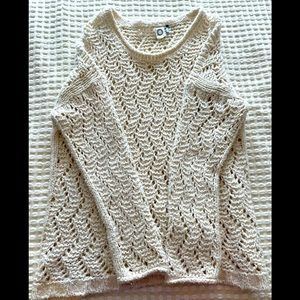 Anthropologie Cotton Chunky Sweater